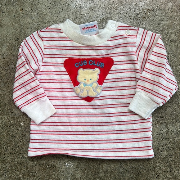 Vintage Playstuff Baby Shirt Cub Club Bear - Picture 1 of 2